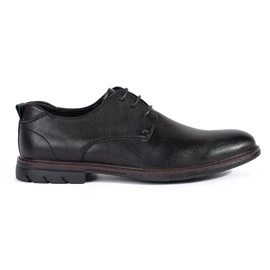 Scarpe stringate da uomo nere nero