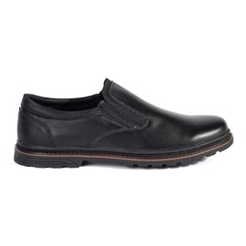 Scarpe slip-on nere da uomo nero