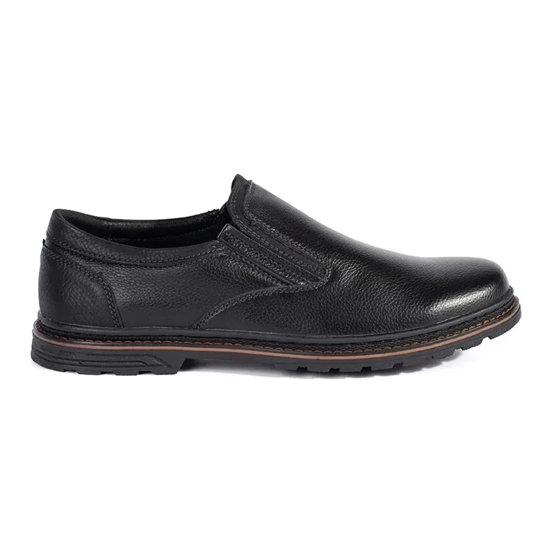 Scarpe slip-on nere da uomo nero