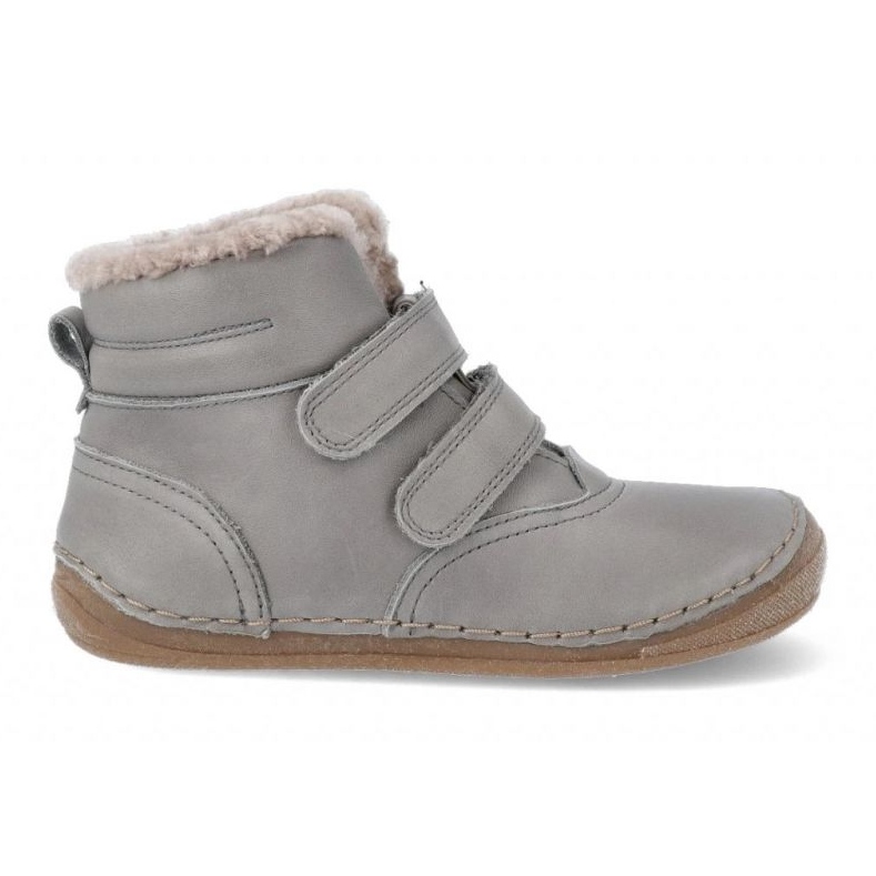 Stivali invernali isolanti Froddo con Velcro (G2110113-4) grigio