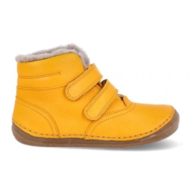 Stivali invernali isolanti Froddo con Velcro (G2110113-7) giallo