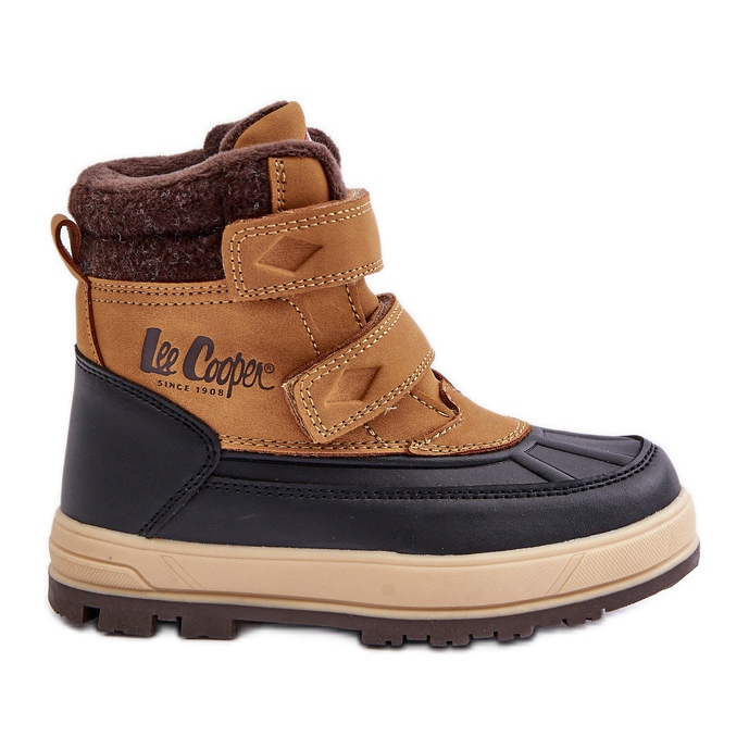Stivali da neve isolati da ragazzo Lee Cooper LCJ-23-01-2059 Cammello marrone