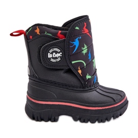 Stivali da neve con velcro per bambini Lee Cooper LCJ-24-44-2861K Neri nero
