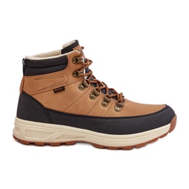 Scarponi da trekking isolanti da uomo Lee Cooper LCJ-24-03-3035M Marrone Cammello