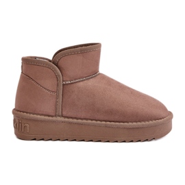 Stivali da neve con plateau da donna D.Franklin DFSH370010 Talpa beige