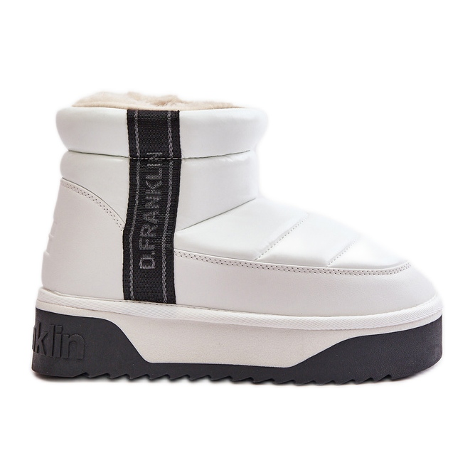 Doposci Bassi Con Suola Spessa D.Franklin DFSH371011 Bianco bianca