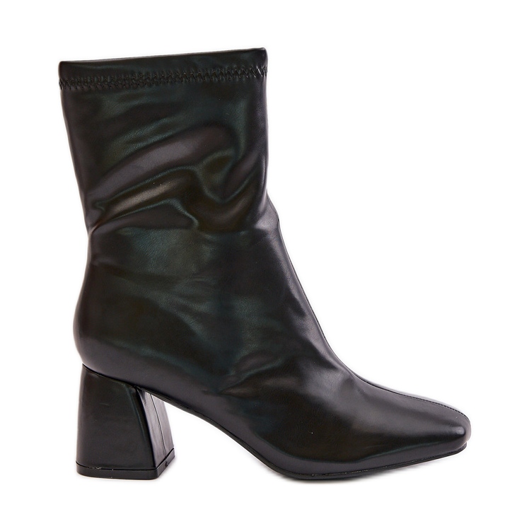 Stivaletti Lisci da Donna in Eco Pelle, Colore Nero Izariel