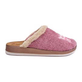Ciabatte da Donna Con Renna e Pelliccia Inblu CT000034 Rosa