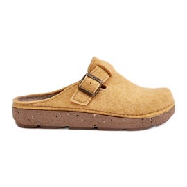 Comode Ciabatte da Donna Con Fibbia Inblu ED000019 Giallo