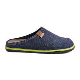 Pantofole da uomo, scarpe da casa Inblu SI000023, blu navy