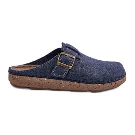 Ciabatte Da Uomo Con Fibbia Infradito Preventive Inblu MT000012 Blu Navy