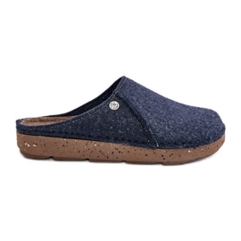 Scarpe Home da Uomo Pantofole Infradito Inblu MT000011 Blu Navy