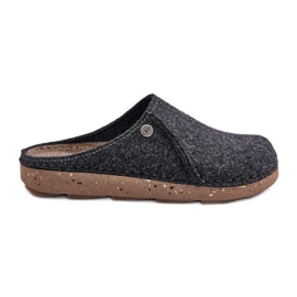 Scarpe Home da Uomo Pantofole Infradito Inblu MT000011 Grafite nero