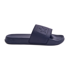 Infradito leggere da uomo con logo Big Star OO174031 Blu navy