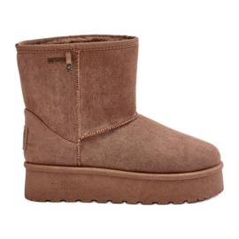 Stivali da neve con plateau alto da donna Big Star OO274A097 Beige