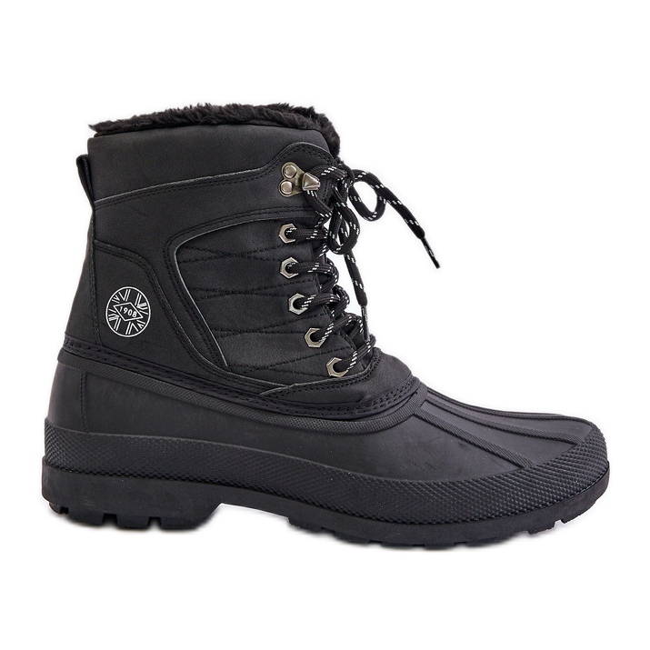 Stivali da neve da uomo Lee Cooper LCJ-24-44-2872M Neri nero
