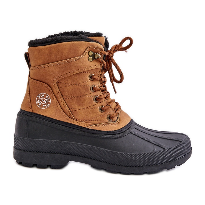 Stivali da neve da uomo Lee Cooper LCJ-24-44-2873M cammello marrone
