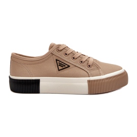MSMG Sneakers Basse da Donna, Marrone