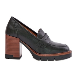 Scarpe con Tacco Alto da Donna in Eco Pelle, Nero Vinceza 58105