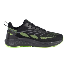 Vico Sneakers in rete da uomo nere e verdi nero