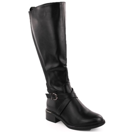 Stivali da donna con gomma elastica, isolanti, neri eVento 7496 nero