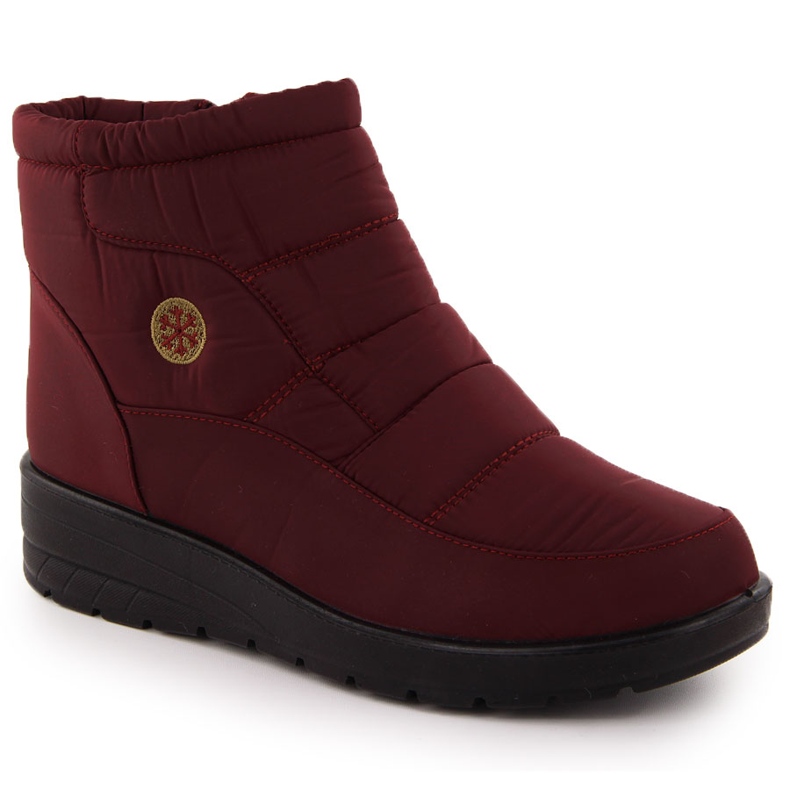 News Doposci da donna con zeppa bordeaux Novità 5029 rosso
