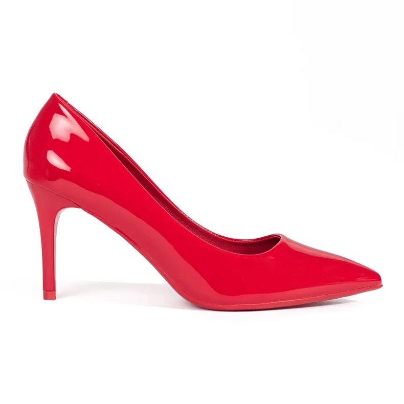 Seastar Scarpe con tacco da donna classiche laccate rosse rosso