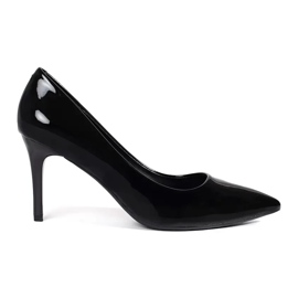 Seastar Scarpe con tacco da donna classiche nere laccate nero