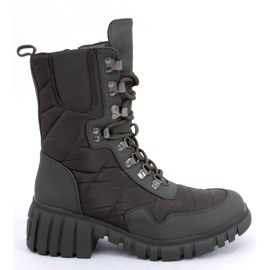 Stivali in nylon verde gioiello