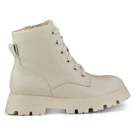 Stivali da lavoro non isolati da donna, beige WS087BE