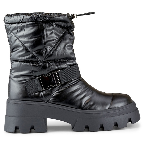 Doposci da donna con suola spessa, neri JH21-22B nero