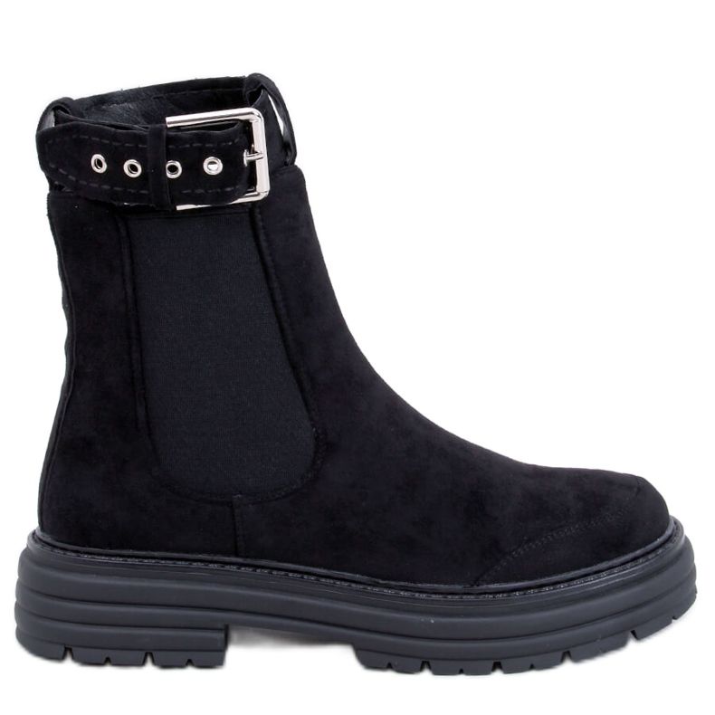 Stivaletti Chelsea da donna Carls Black nero