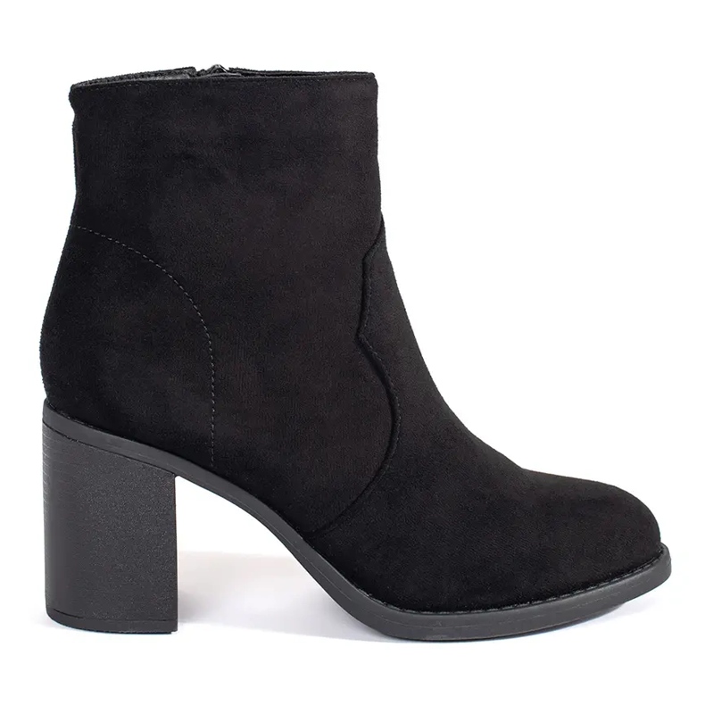 Stivaletti da donna classici in camoscio nero