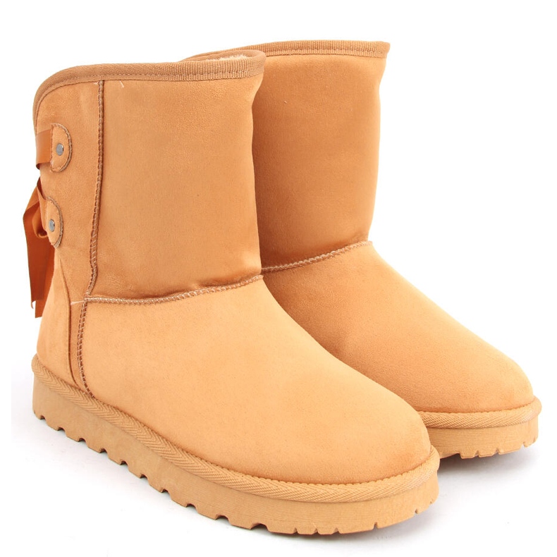 Doposci Emusy con fiocchi Stella Camel marrone