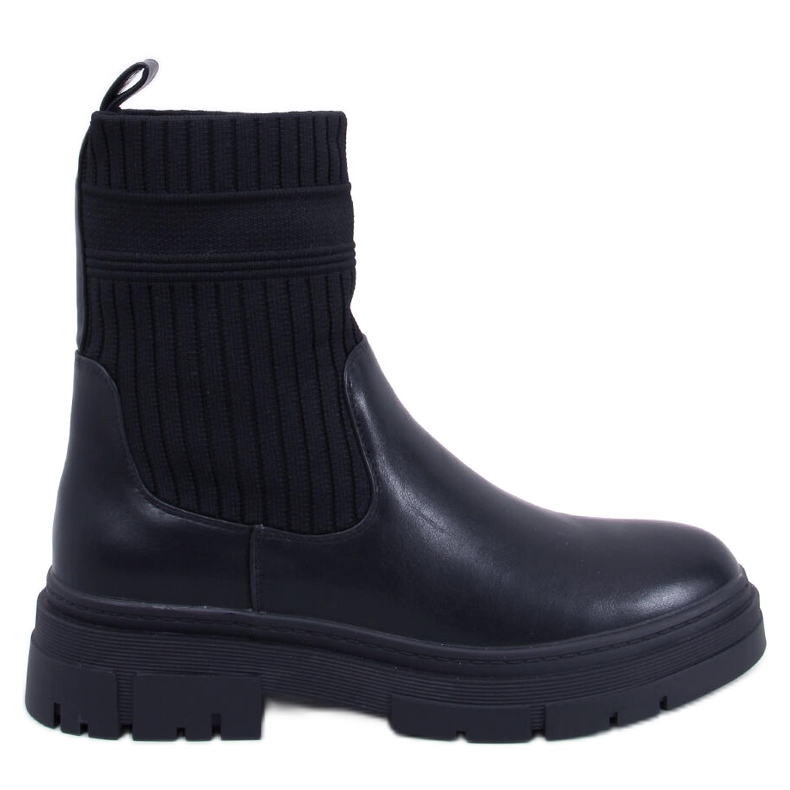 Stivaletti con tomaia flessibile Demus Black nero