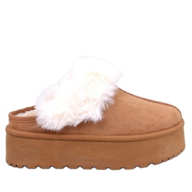 Ciabatte da neve con plateau Allod Camel marrone