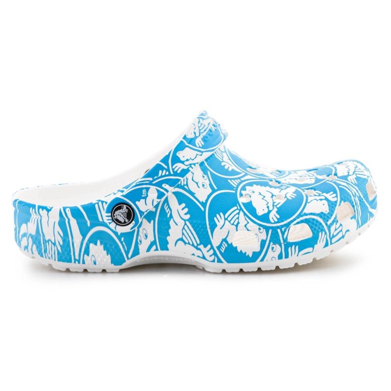 Zoccolo con stampa Crocs Classic Duke 210003-4OX blu