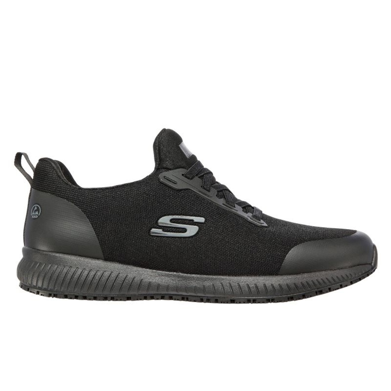 Scarpe Skechers Work Relaxed Fit Squad Sr Myton 200051EC-BLK nero