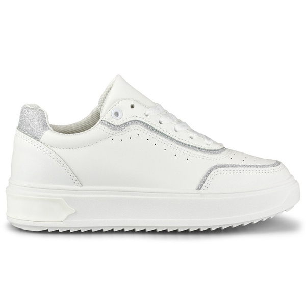 Scarpe sportive da donna, sneakers bianche BL295W bianca