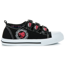 American Club Sneakers in velcro nero