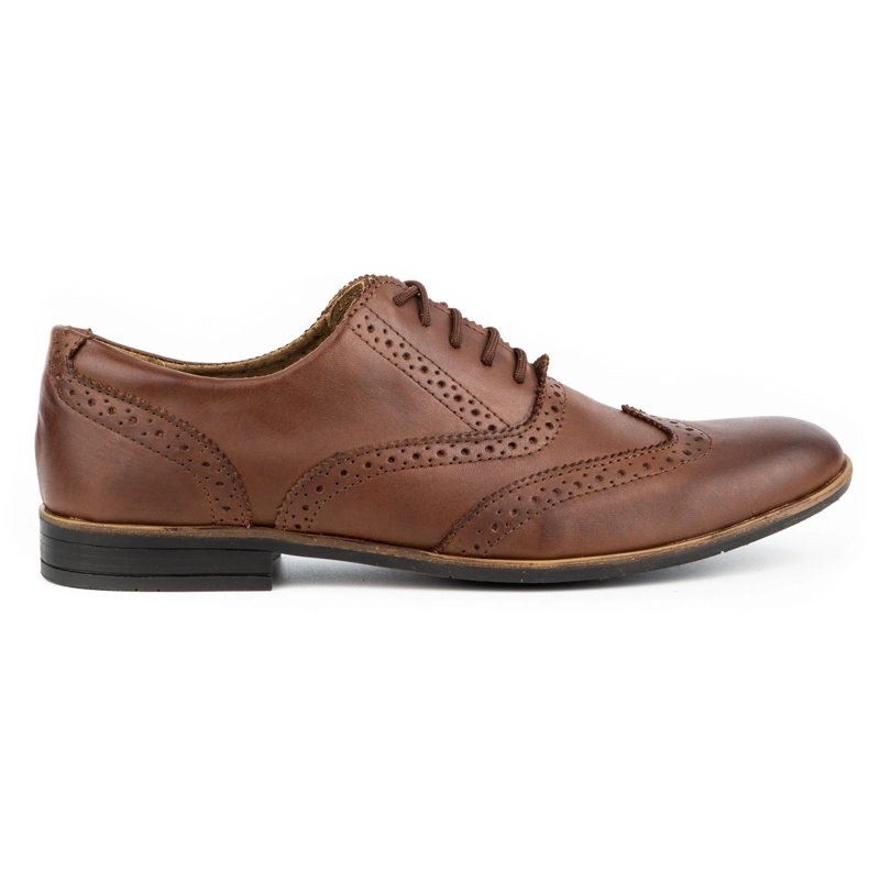 Olivier Scarpe formali in pelle Brogues 306GT marrone
