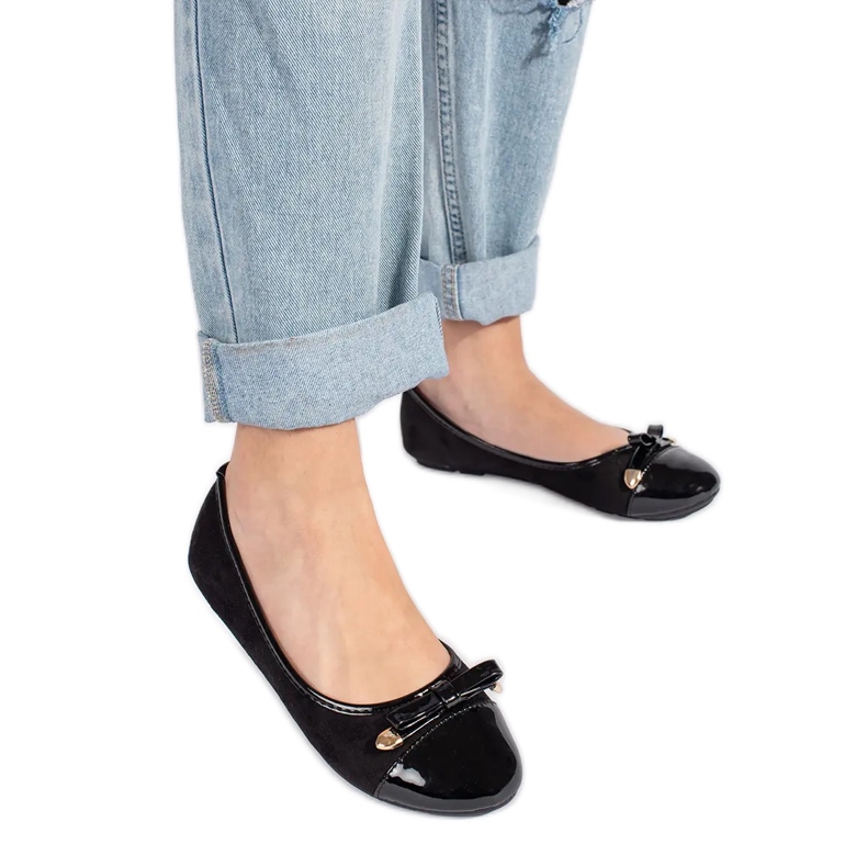 Ballerine piatte nere nero