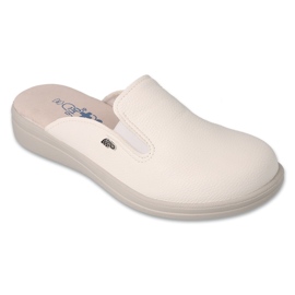 Ciabatte in pelle da uomo Dr.ORTO Befado 178M001 bianco bianca