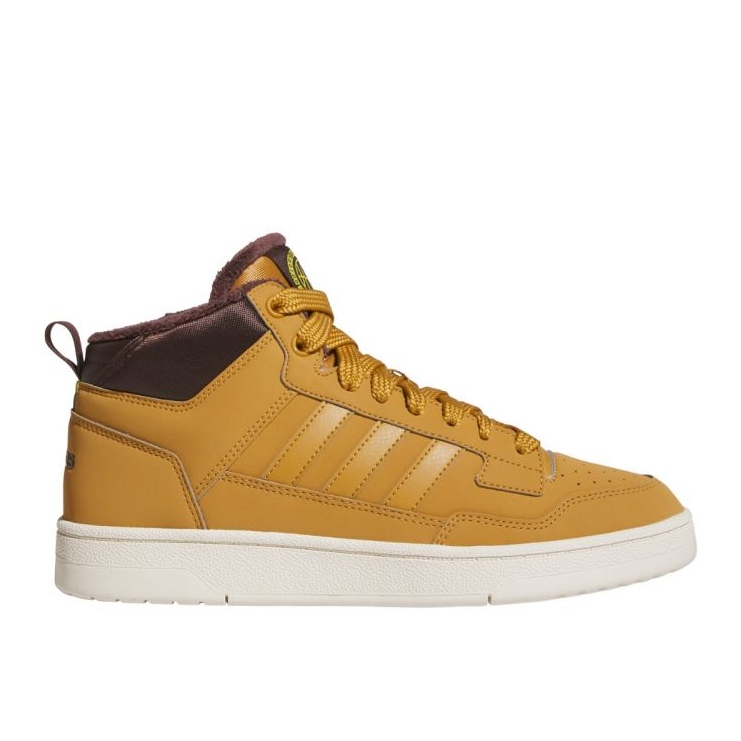 Scarpe Adidas Rapid Court Mid Winterized JR0171 giallo