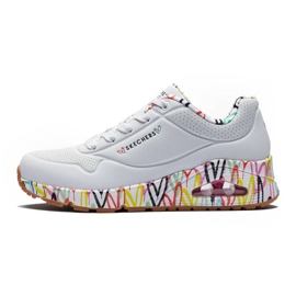 Scarpe Skechers X Jgoldcrown Uno Loving Love 155506-WHT bianco