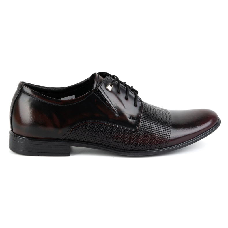 Olivier Scarpe eleganti da uomo in pelle 302T3 ciliegia rosso