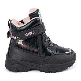 Scarpe nere da ragazza con suola spessa nero