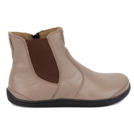 Olivier Stivaletti Chelsea da donna a piedi nudi con cerniera, isolanti 1263, beige