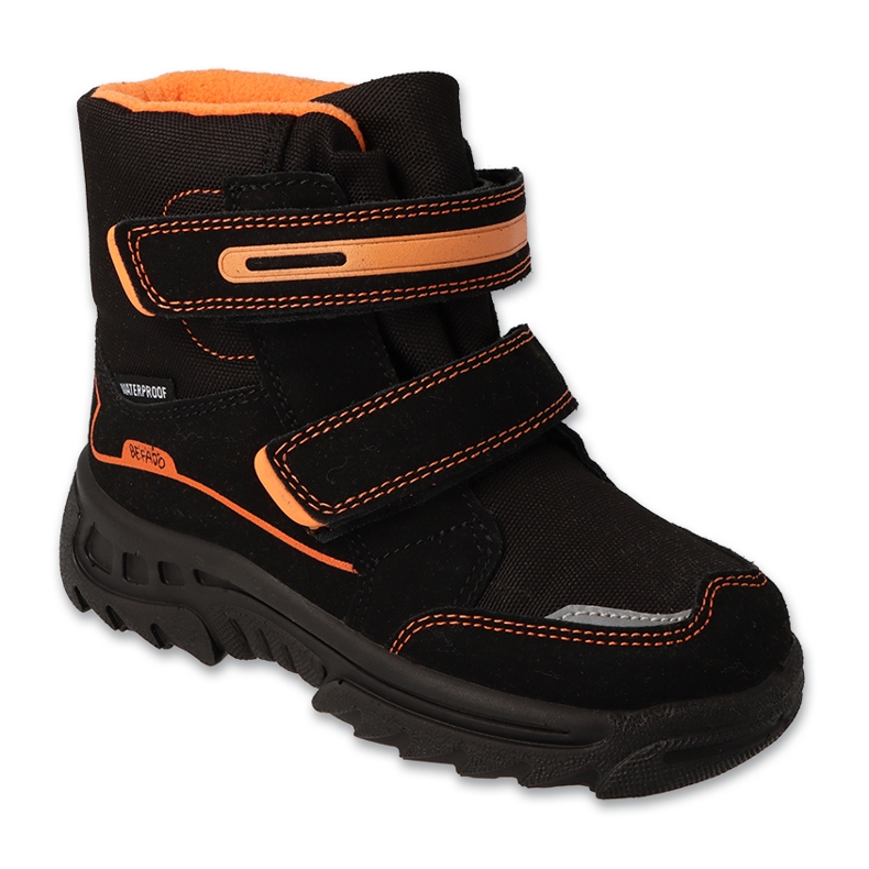 Befado trekking con membrana 615Y006, nero e arancione