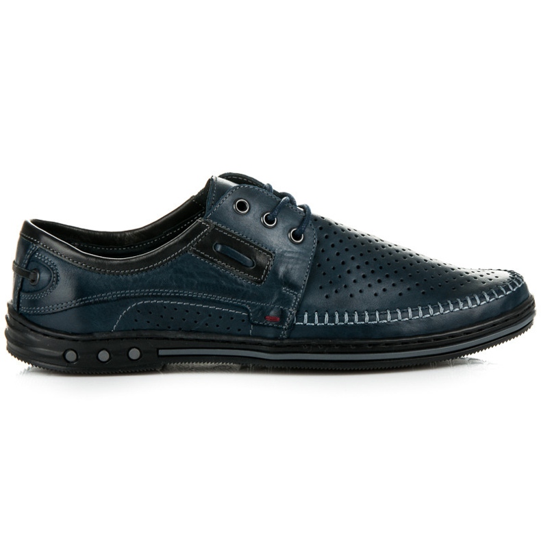 Lucca Scarpe traforate per rilegatura blu